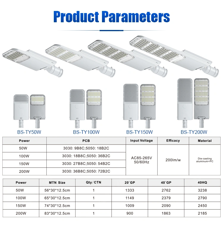 BOUSUN Lighting outdoor LED street light top-tier performance